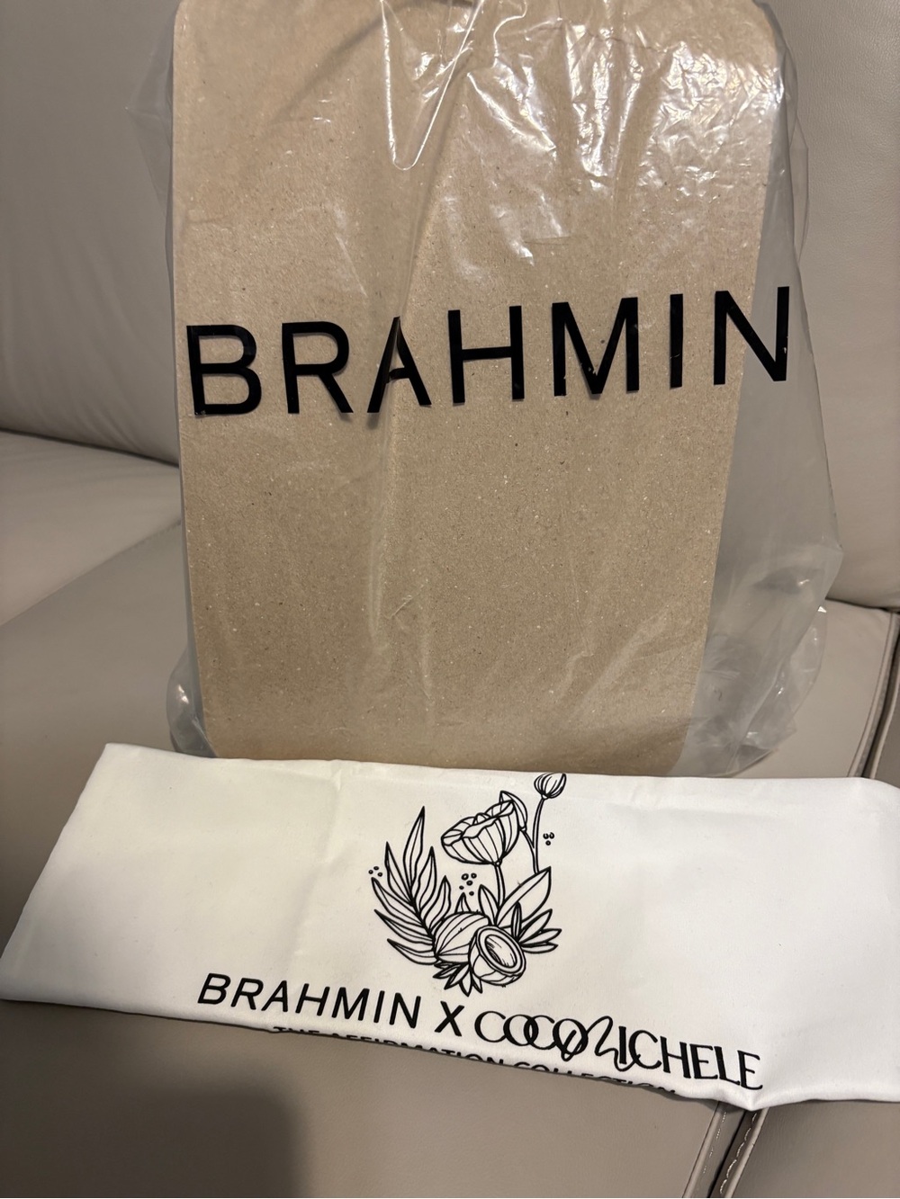 NWT 2026 Limited Edition Brahmin x CoCo Michele Mod mini Amelia Satchel - Picture 6 of 6